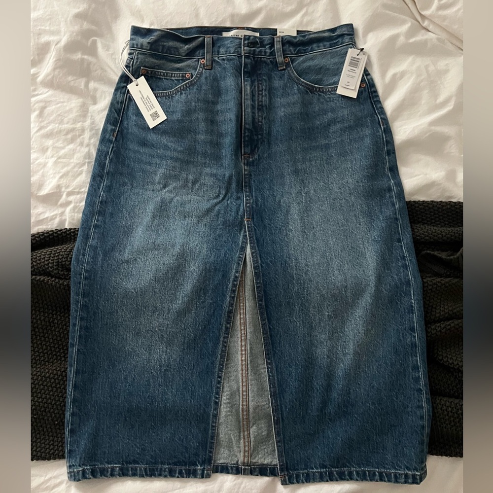 Aritzia Denim skirt